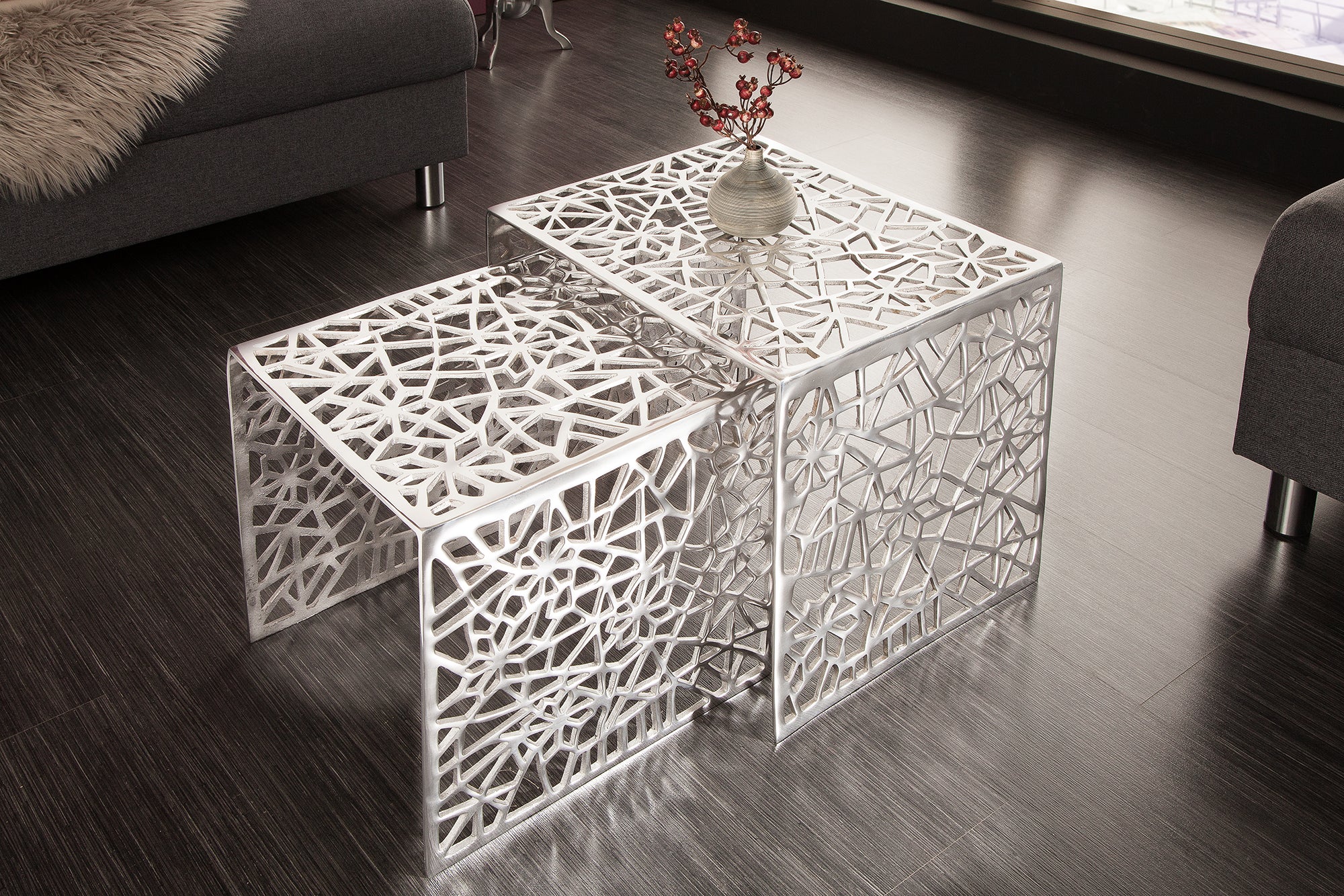Silver coffee on sale tables for sale