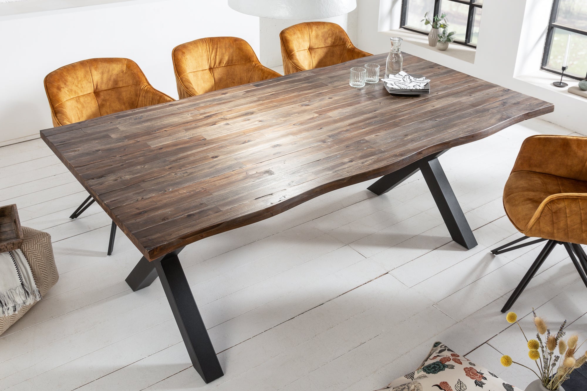 Dining Table Origin 160cm Acacia Brown