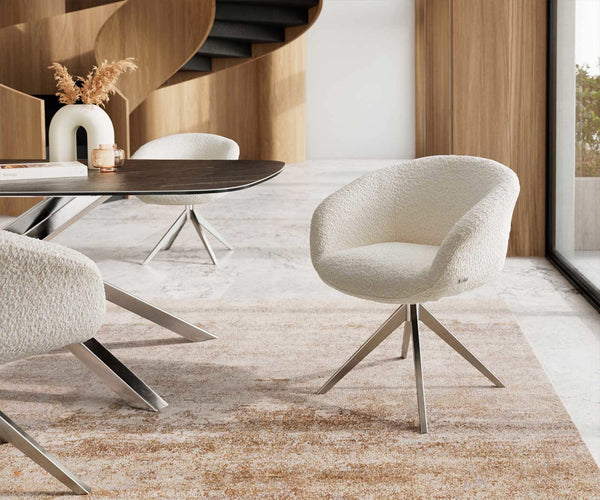 Bouclé Dining Chairs