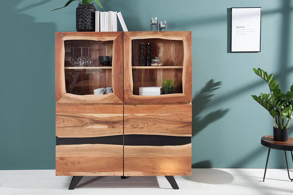 Live-Edge Cabinets