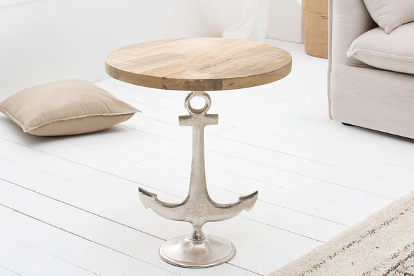 Round Wooden Side Tables