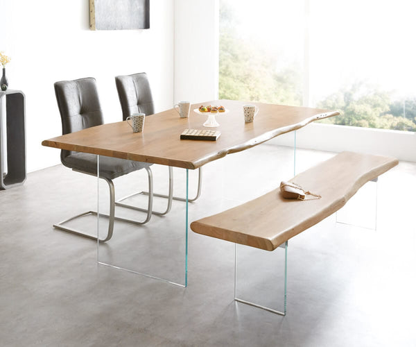 Table Top Olympus Live-Edge Acacia Wood Natural 200x100cm 35mm