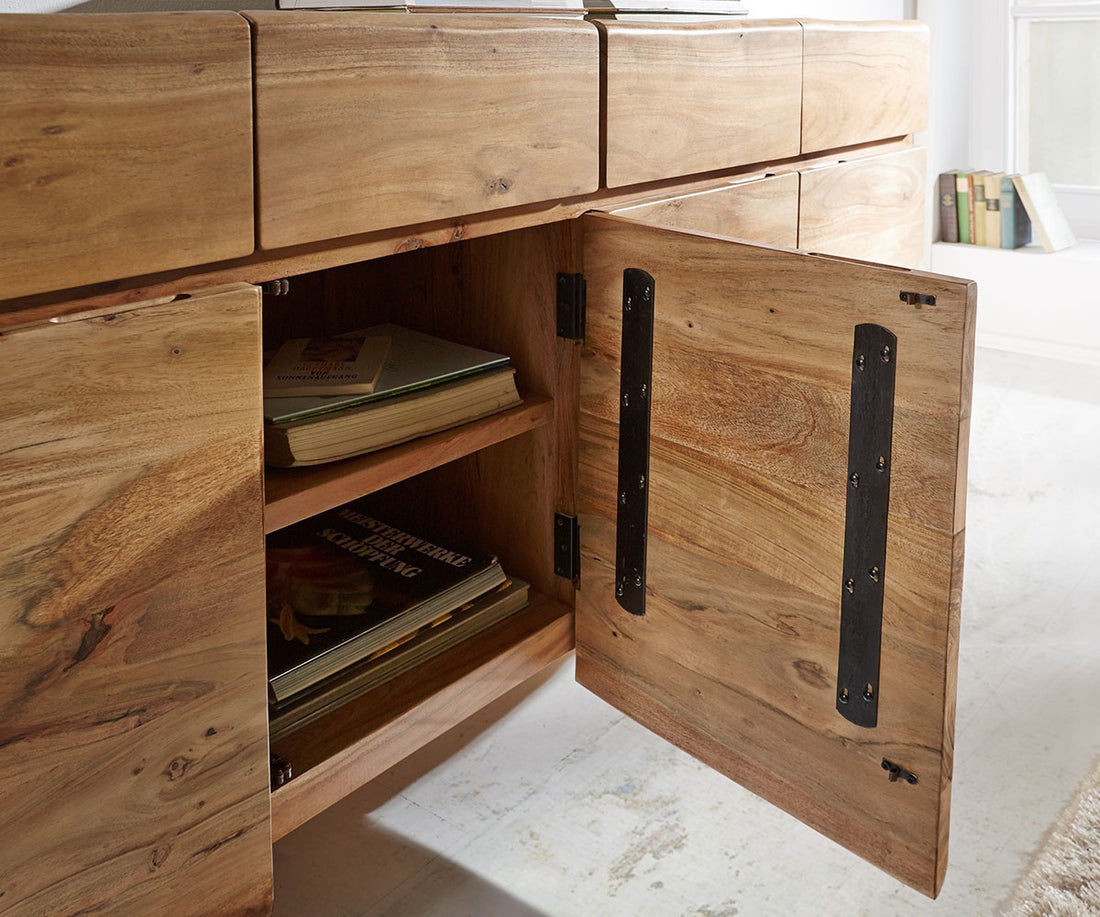 Sideboard Olympus Classic Live-Edge 172cm Acacia Wood Natural