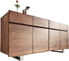 Sideboard Olympus Classic Live-Edge 172cm 4 Doors Acacia Wood Brown