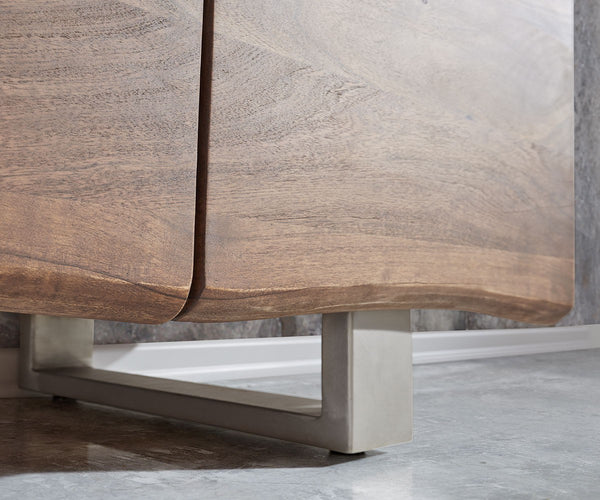 Sideboard Olympus Classic Live-Edge 172cm 4 Doors Acacia Wood Brown