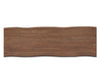 Dining Table Olympus Live Edge Acacia Wood Brown Square Frame Slim Steel 140-300cm