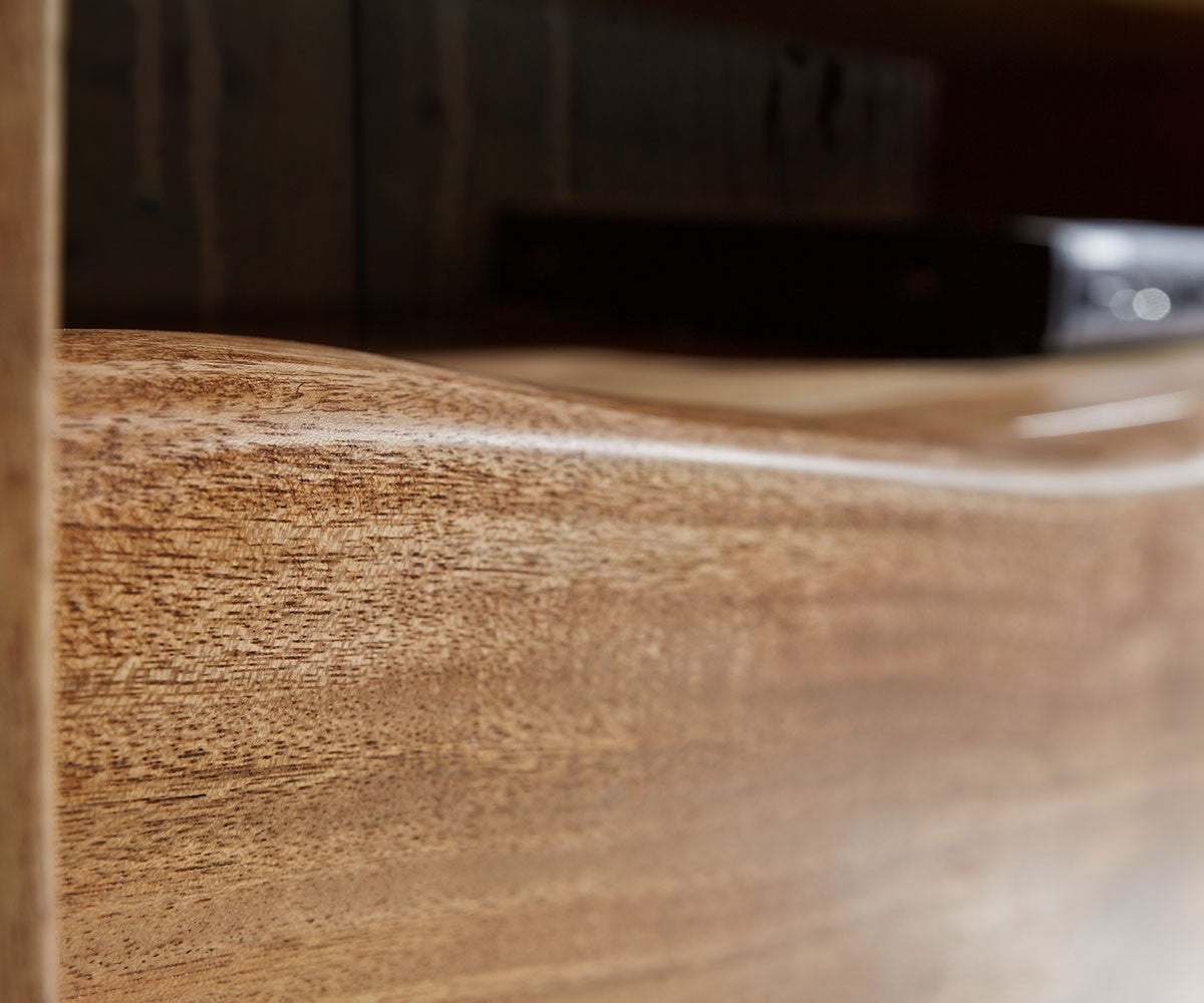 TV Stand Olympus Live-Edge 145-230 cm Acacia Wood Natural