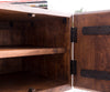 TV Stand Olympus Classic Live-Edge 200cm 2 Compartments Acacia Wood Brown