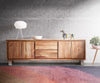 TV Stand Olympus Live-Edge 200-300 cm Acacia Wood Natural