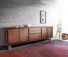 TV Stand Olympus Live-Edge 200-300 cm Acacia Wood Brown