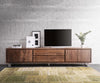 TV Stand Olympus Live-Edge 200-300 cm Acacia Wood Brown