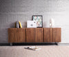 Sideboard Olympus Live-Edge 220cm 6 Doors Acacia Wood Brown