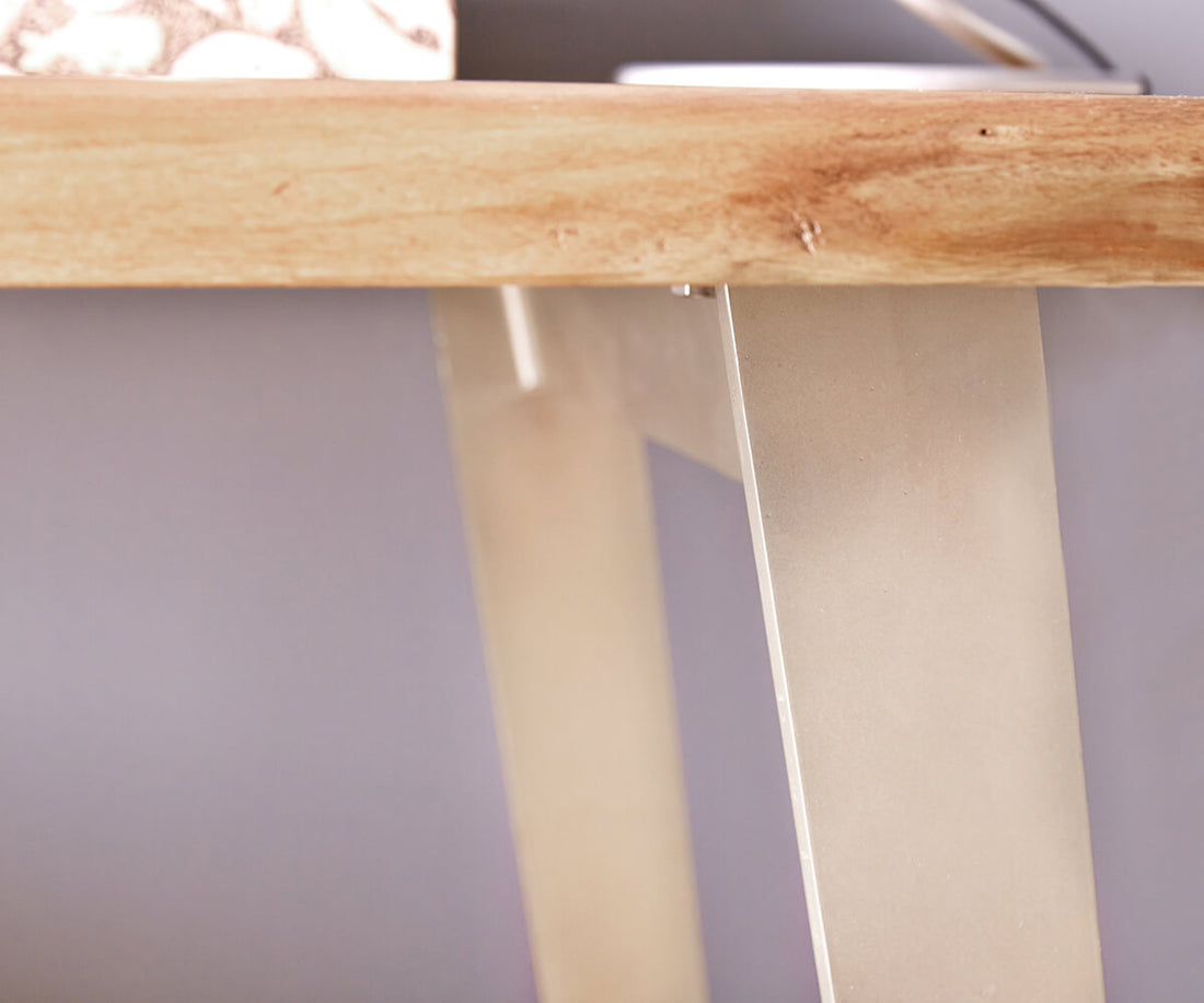 Desk Olympus Live-Edge 147x62cm 3 Drawers Acacia Wood Natural