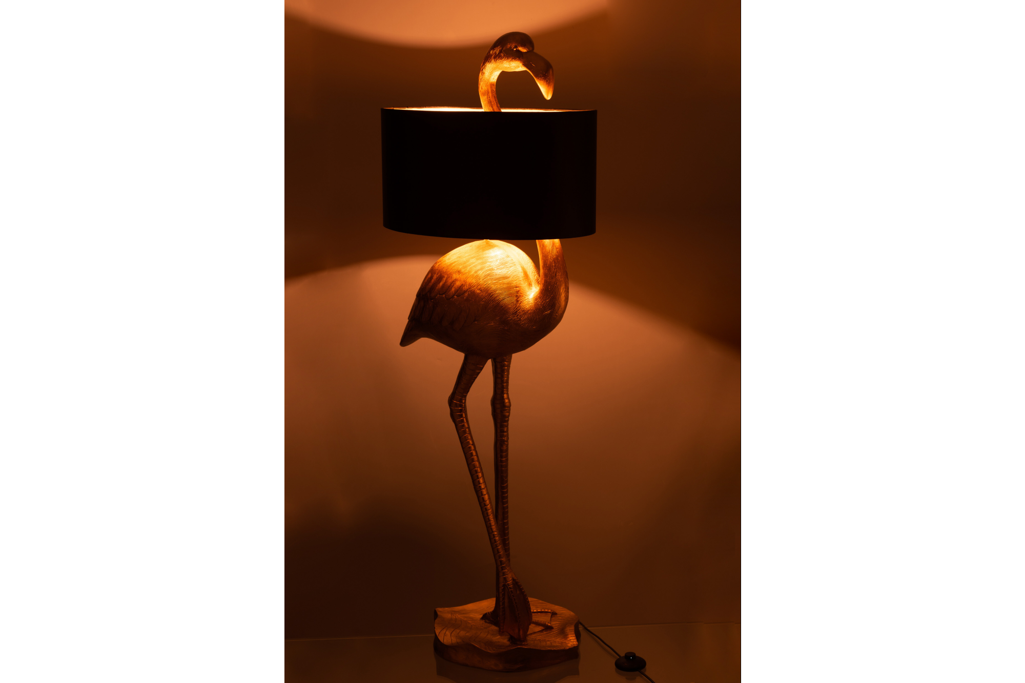 Floor Lamp Flamingo 140cm Gold Black
