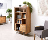Display Cabinet Stonegrace 88cm 3D Acacia Wood Natural