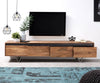 TV Stand Stonegrace 200cm Acacia Wood Natural Slate