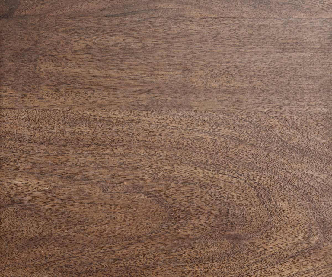 Dining Table Olympus Live Edge 180cm Acacia Wood Brown Square Frame Slim Steel 55mm Top