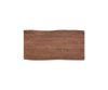 Dining Table Olympus Live Edge 180cm Acacia Wood Brown Square Frame Steel 55mm Top