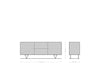 Sideboard Wyatt 175cm Acacia Wood Natural
