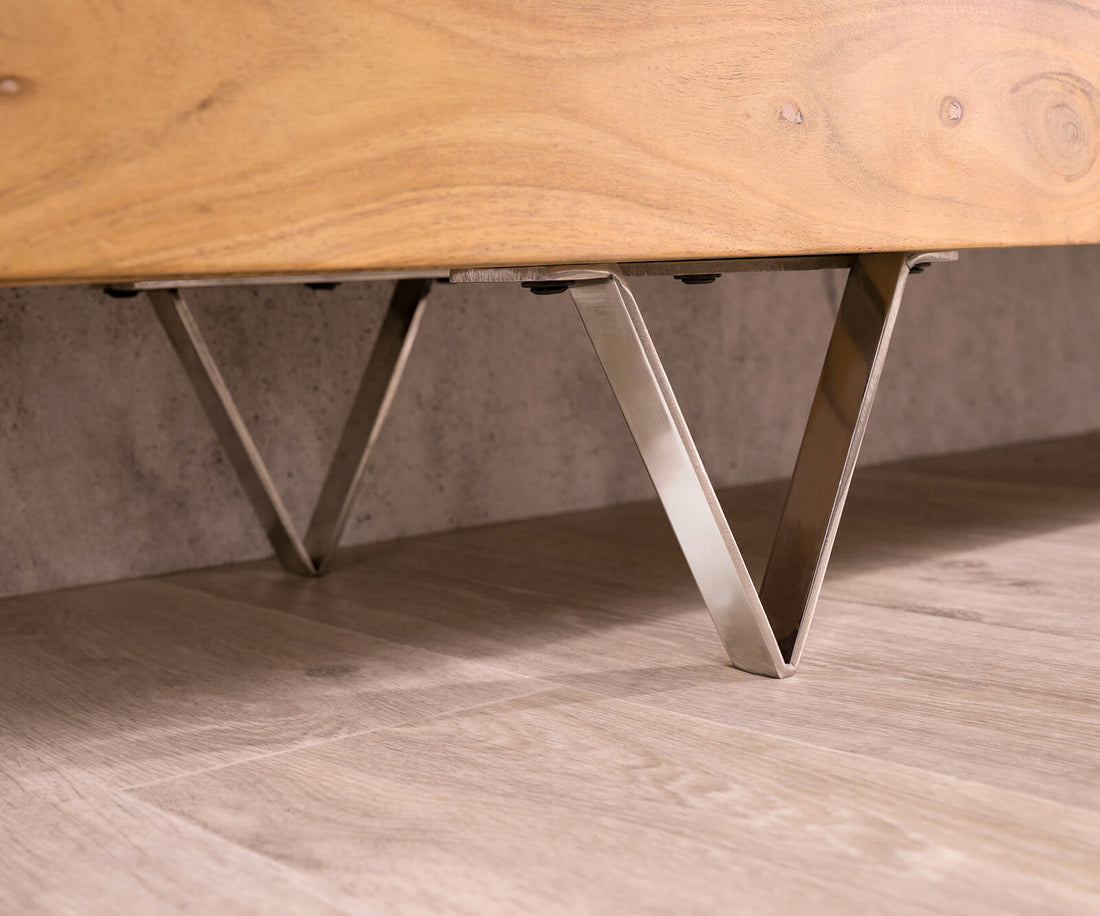 TV Stand Wyatt II 175cm Acacia Wood Natural