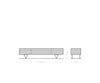 TV Stand Wyatt 175 cm 2 Doors Acacia Wood Brown