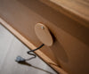 TV Stand Stonegrace 240 cm 4 Doors Acacia Wood Natural Slate