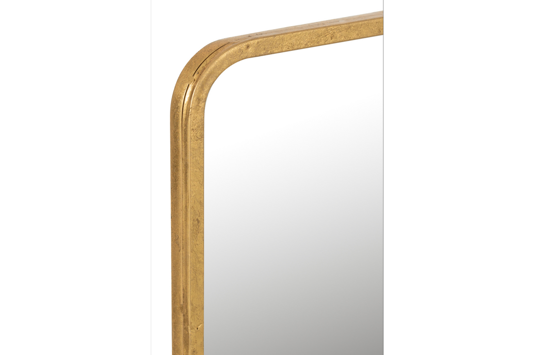 Wall Mirror Mona Rectangle Iron/Glass 119cm Gold