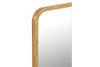 Wall Mirror Mona Rectangle Iron/Glass 119cm Gold