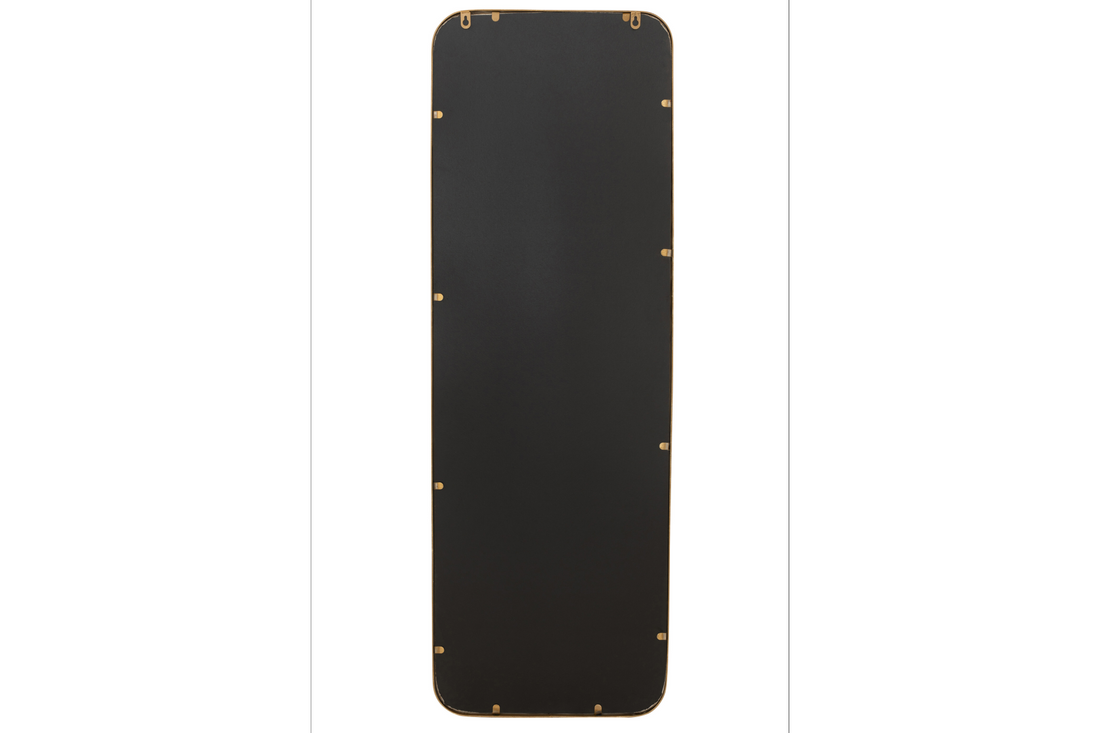 Wall Mirror Mona Rectangle Iron/Glass 119cm Gold