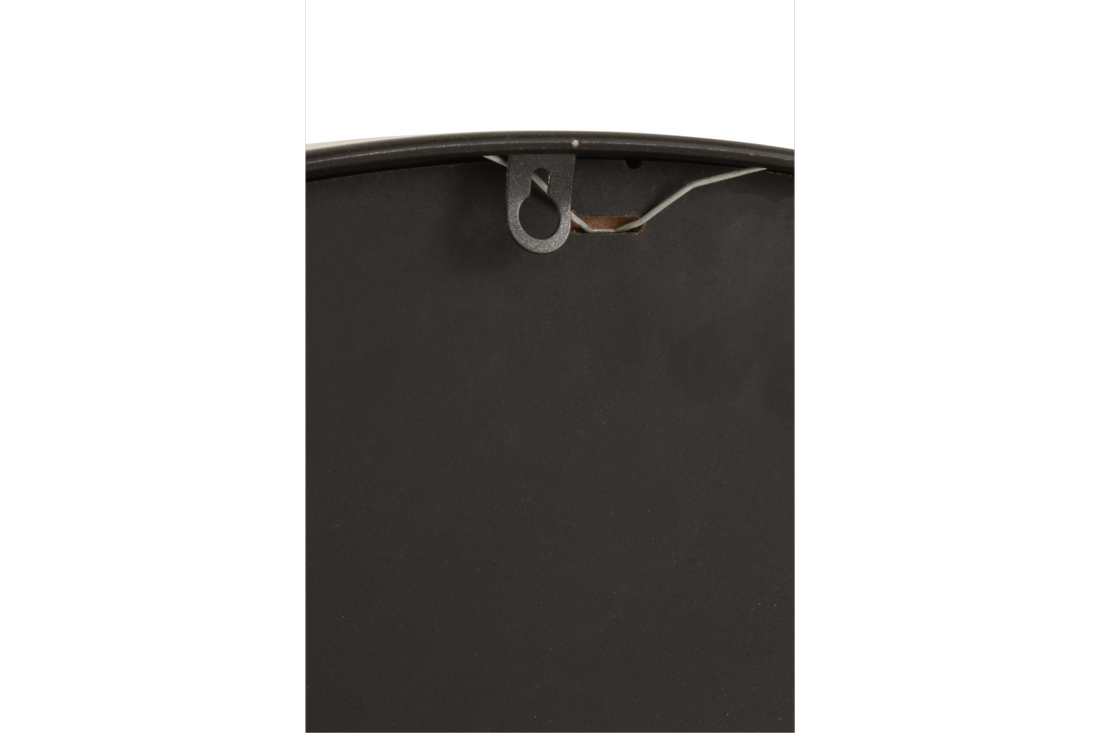 Wall Clock Roman Numerals With Visible Mechanism 80cm Metal