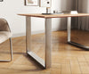 Dining Table Olympus 140x90cm Acacia Wood Natural Square Frame Slim Steel