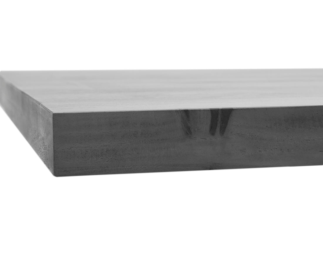 Dining Table Olympus 200x100cm Acacia Wood Brown Square Frame Slim Steel