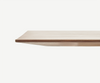 Dining Table Olympus 200x100cm Acacia Wood Natural Slanted Frame Black