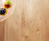 Dining Table Olympus 140x90cm Acacia Wood Natural Glass Frame