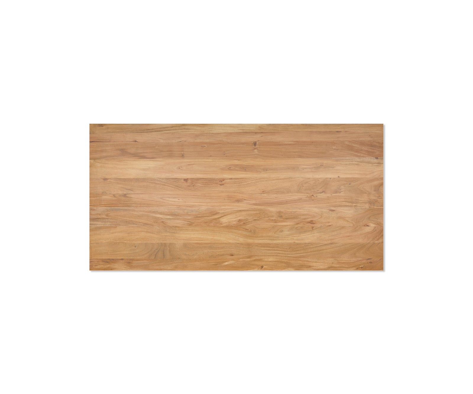 Dining Table Olympus 200x100cm Acacia Wood Natural Glass Frame
