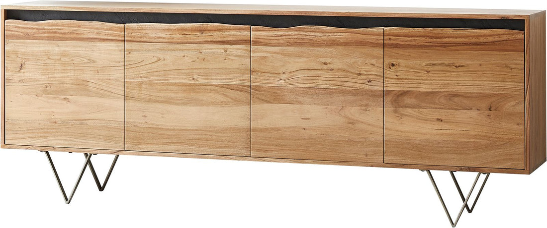 Sideboard Stonegrace Live-Edge 200cm Acacia Wood Natural