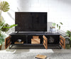 TV Stand Famke 145cm Mango Wood 3 Doors