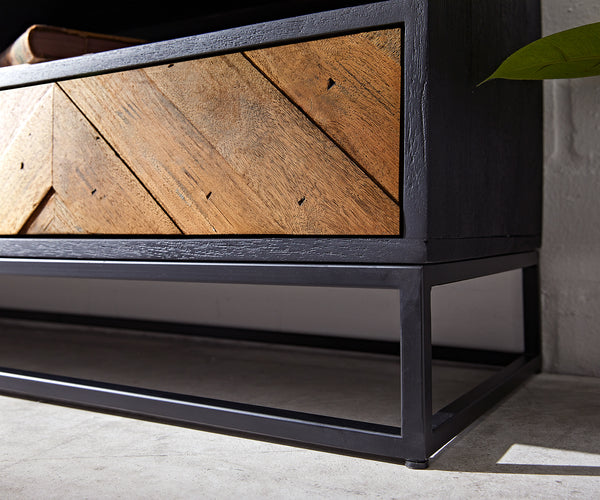 TV Stand Famke 200cm With Drawers Mango Wood