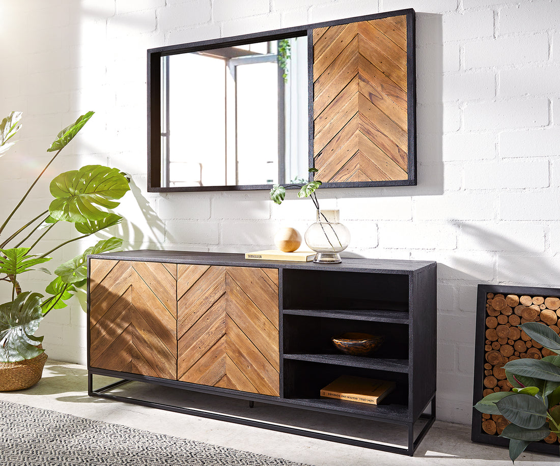 Sideboard Famke 145cm With Compartments Mango Wood