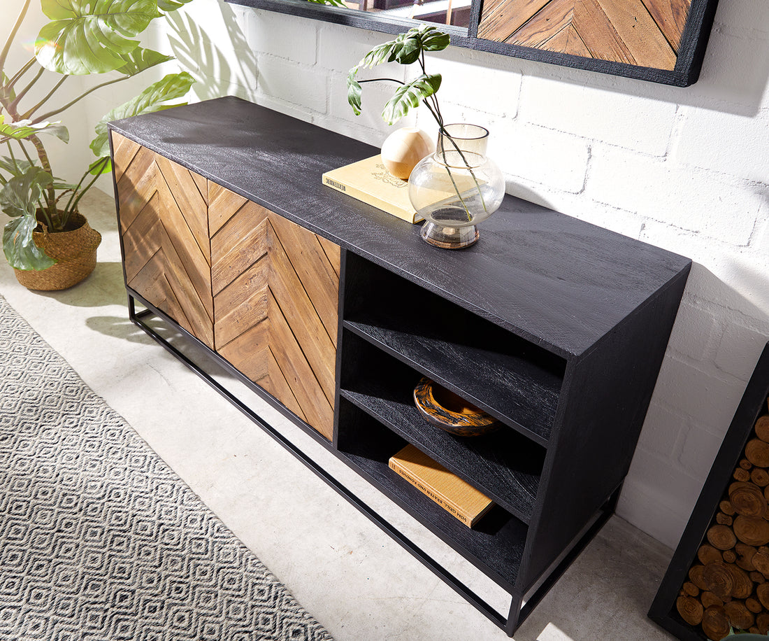 Sideboard Famke 145cm With Compartments Mango Wood