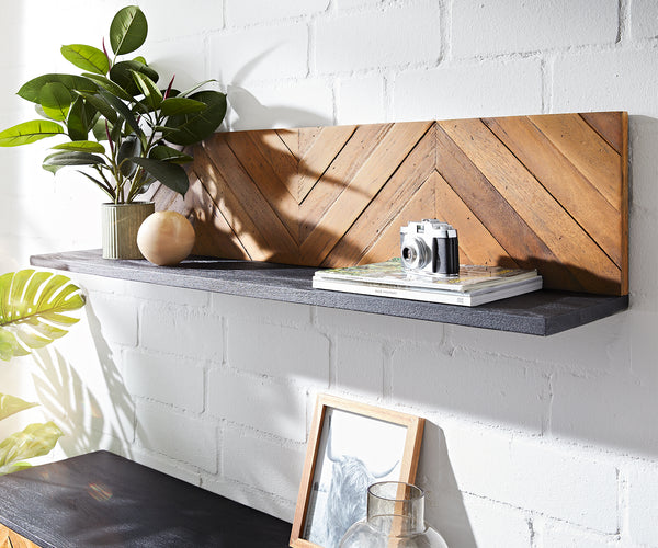 Wall Shelf Famke 130x25cm Mango Wood