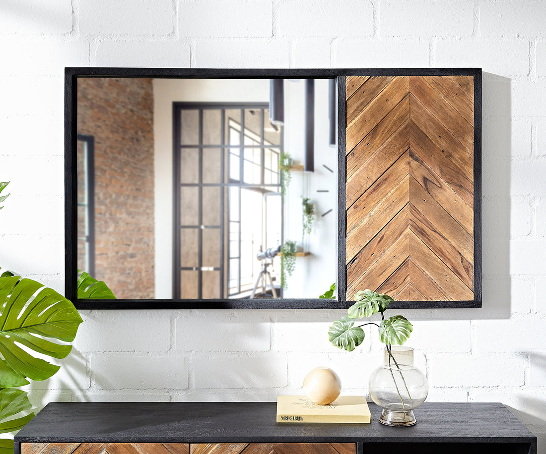 Wall Mirror Famke 130x75cm Mango Wood
