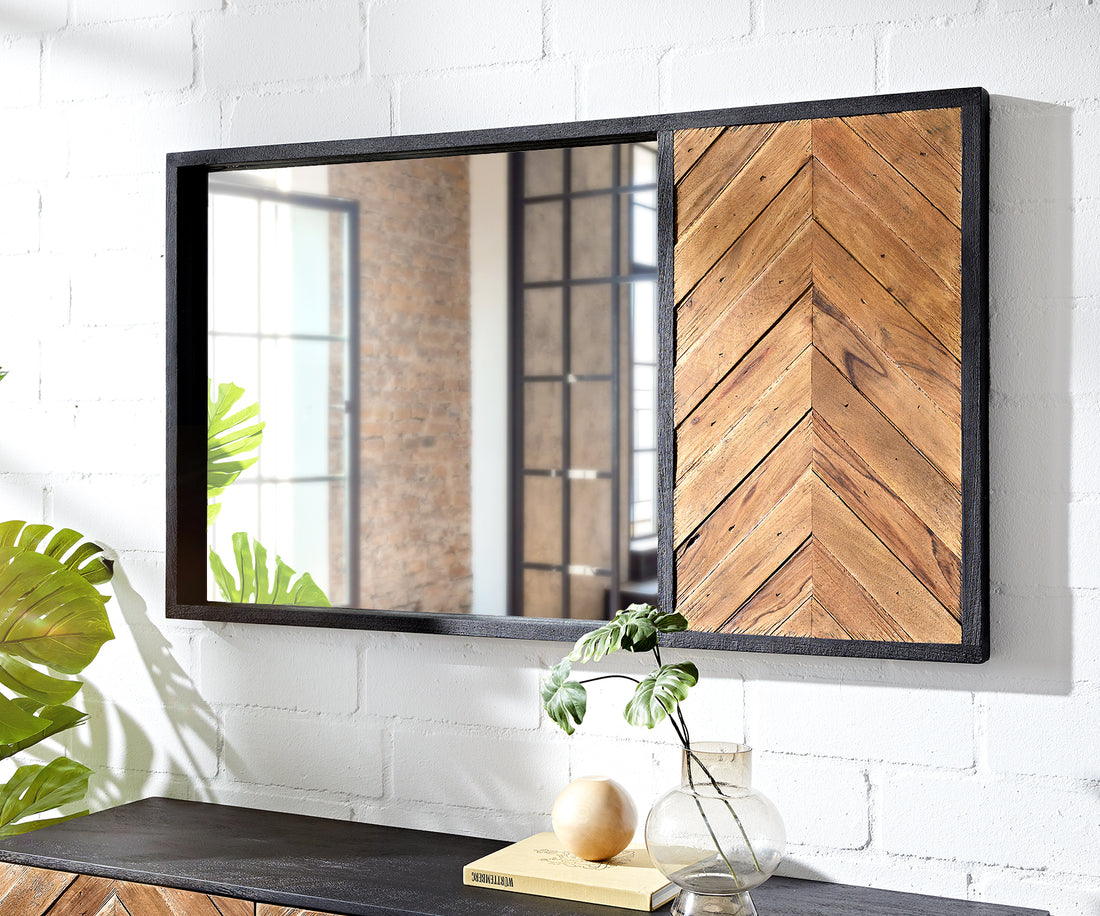 Wall Mirror Famke 130x75cm Mango Wood