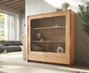 Display Cabinet Olympus Live-Edge 60-140 cm Acacia Wood Natural