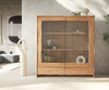Display Cabinet Olympus Live-Edge 60-140 cm Acacia Wood Natural
