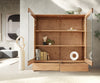 Display Cabinet Olympus Live-Edge 60-140 cm Acacia Wood Natural