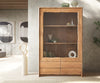 Display Cabinet Olympus Live-Edge 60-140 cm Acacia Wood Natural