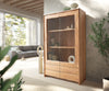Display Cabinet Olympus Live-Edge 60-140 cm Acacia Wood Natural