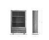 Display Cabinet Olympus Live-Edge 120cm Acacia Wood Natural Tree Edge