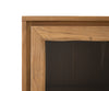 Display Cabinet Olympus Live-Edge 60cm Acacia Wood Natural Straight Edge